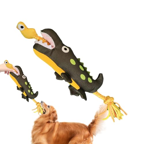 Gvblkq Comfortable Squeaky Dog Toys, Animal Shape Stuffed Tug Doll Pet, Plush Chew Tug of War with Interactive Squeaker, Dog Toy for Small, Medium, Large Pets, 46×9×8cm Gvblkq Comfortable Squeaky Dog Toys, Animal Shape Stuffed Tug Doll Pet, Plush Chew Tug of War with Interactive Squeaker, Dog Toy for Small, Medium, Large Pets, 46×9×8cm von Gvblkq