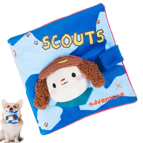 Gvblkq Dog Squeaky Toys, Interactive Puppy Puzzle Book, Sturdy Indestructible Pet Chew Toy, Engaging Squeaker for Indoor, Stimulating Self-Entertaining Activity Gvblkq Dog Squeaky Toys, Interactive Puppy Puzzle Book, Sturdy Indestructible Pet Chew Toy, Engaging Squeaker for Indoor, Stimulating Self-Entertaining Activity von Gvblkq