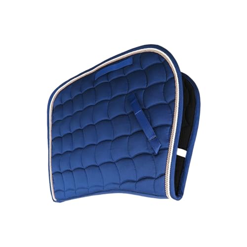 Gvblkq Dressage Saddle Pad, Breathable Moisture-Absorbing Horse Riding Pad, Lightweight Shock-Absorbing Equestrian Gear, Soft Quilted Design, Comfortable Secure Fit, Ideal for Training Gvblkq Dressage Saddle Pad, Breathable Moisture-Absorbing Horse Riding Pad, Lightweight Shock-Absorbing Equestrian Gear, Soft Quilted Design, Comfortable Secure Fit, Ideal for Training von Gvblkq