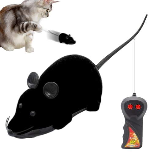 Gvblkq Ferngesteuertes Katzenspielzeug, ABS, elektronisches Haustierspielzeug für Indoor-Katzen, interaktives Hundespielzeug, Streichsachen, lustiges Haustierzubehör für Hunde, Kätzchen, Kinder Gvblkq Ferngesteuertes Katzenspielzeug, ABS, elektronisches Haustierspielzeug für Indoor-Katzen, interaktives Hundespielzeug, Streichsachen, lustiges Haustierzubehör für Hunde, Kätzchen, Kinder von Gvblkq
