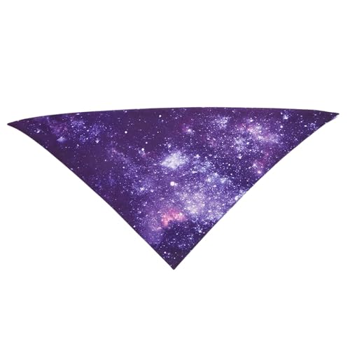 Gvblkq Hundehalstuch, Hundehalstuch, Sternenmuster, Violettes Hundehalstuch, blaues Haustier-Halstuch, waschbares Hundeschal, Hundehalstuch, Dreiecks-Hundehalstuch, Haustier-Zubehör, von Gvblkq