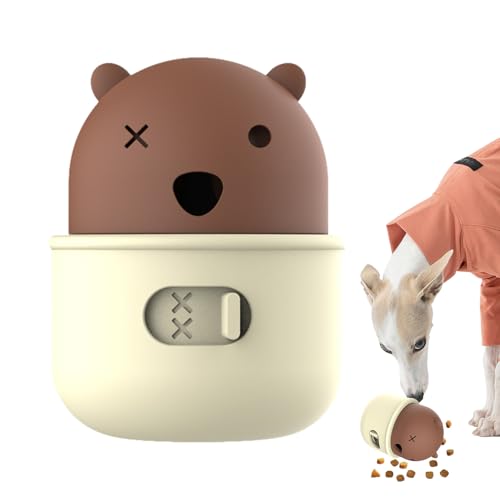 Gvblkq Hundeleckerli-Ball, widerstandsfähiger Kau-Hundesnack-Spender, Tierspielzeug, interaktives Puzzle- , stimulierend & fesselnd, Zahnreinigung & Langeweile, kleine Rassen-Welpen-Design Gvblkq Hundeleckerli-Ball, widerstandsfähiger Kau-Hundesnack-Spender, Tierspielzeug, interaktives Puzzle- , stimulierend & fesselnd, Zahnreinigung & Langeweile, kleine Rassen-Welpen-Design von Gvblkq