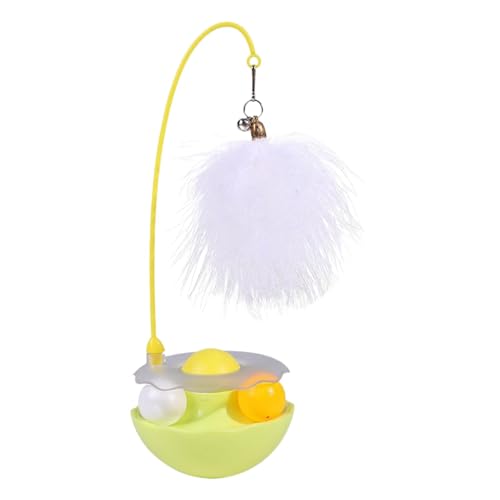 Gvblkq Interactive Cat Feather Toys, Pet Toy with Exercise Balls, Teaser Bells for Cats, Interactive Kitten Toys, Roller Tracks for Cats, Catnip for Indoor Cats, Kitten Exercise Toys, Cat Toy with B Gvblkq Interactive Cat Feather Toys, Pet Toy with Exercise Balls, Teaser Bells for Cats, Interactive Kitten Toys, Roller Tracks for Cats, Catnip for Indoor Cats, Kitten Exercise Toys, Cat Toy with B von Gvblkq