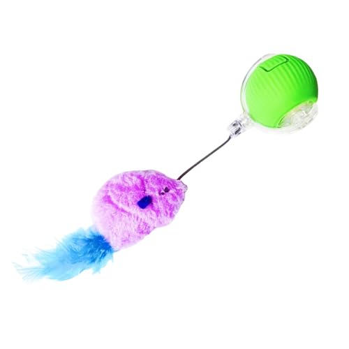 Gvblkq Interactive Cat Toys Ball, Automatic Rolling Cat Ball, LED Cat Teaser Toy, Rechargeable Cat Toy Ball, Smart Cat Ball Toy, Intelligent Cat Rolling Ball, Indoor Cat LED Ball, Teasing Cat Ball to von Gvblkq