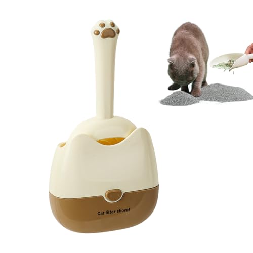 Gvblkq Katzenstreuschaufel, wandmontierte Schaufel, Haustierkotsammler, integrierter Halter, einfache Reinigung, leichte Struktur, platzsparend, perfekt für Park, Hofreinigung, 28 x 15 x 7,5 cm Gvblkq Katzenstreuschaufel, wandmontierte Schaufel, Haustierkotsammler, integrierter Halter, einfache Reinigung, leichte Struktur, platzsparend, perfekt für Park, Hofreinigung, 28 x 15 x 7,5 cm von Gvblkq