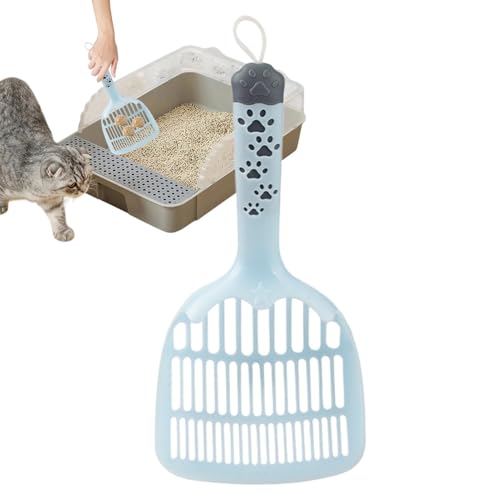 Gvblkq Katzentoilettenschaufel, Ergonomische Katzenkotschaufel, Große Streuschaufel, Tragbare Kotschaufel, Katzenkotschaufel mit Griff, Moderne Katzenstreuschaufel, Einfach zu bedienende von Gvblkq