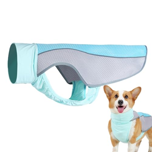 Gvblkq Kühlweste für Hunde, Kühlweste für große Hunde, Sommer Welpenweste mit Kühleffekt, leichte Kühlweste mit reflektierendem Streifen Gvblkq Kühlweste für Hunde, Kühlweste für große Hunde, Sommer Welpenweste mit Kühleffekt, leichte Kühlweste mit reflektierendem Streifen von Gvblkq