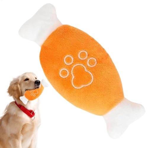 Gvblkq Lightweight Chicken Leg Cartoon, Dog Plush Puppy Teething, PP Tear-Resistant Pet Chewing Toy Puppies, Interactive Pet Supplies for Dog Lovers and Friends, 7.09x3.15x1.77 inches Gvblkq Lightweight Chicken Leg Cartoon, Dog Plush Puppy Teething, PP Tear-Resistant Pet Chewing Toy Puppies, Interactive Pet Supplies for Dog Lovers and Friends, 7.09x3.15x1.77 inches von Gvblkq