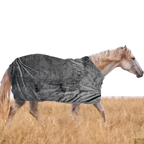 Gvblkq Pferdedecke Warme Pferdedecke Verstellbare Weidedecke Winterpferdedecke Flanell Pferdedecke Atmungsaktive Weidedecke Wetterfeste Pferdedecke Strapazierfähige Pferdedecke von Gvblkq