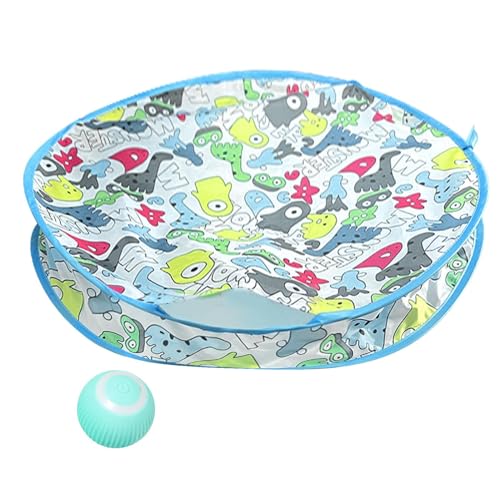 Gvblkq Rechargeable Kitten Play Mat, Cat Hunting Play Mat, Interactive Cat Toy for Indoor Use, Fast Rolling Motion Activated Chirping, Catching Game for Cats, 70x10cm/27.56x3.94 Inch Gvblkq Rechargeable Kitten Play Mat, Cat Hunting Play Mat, Interactive Cat Toy for Indoor Use, Fast Rolling Motion Activated Chirping, Catching Game for Cats, 70x10cm/27.56x3.94 Inch von Gvblkq