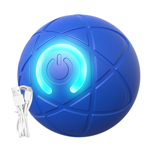Gvblkq Rolling Ball Dog Toy, USB Interactive Dog Ball, Rechargeable Dog Toy, LED Light Dog Ball, Automatic Moving Dog Toy, Dog Ball with LED Lights, Interactive Dog Ball Toy, Indoor Dog Toy Ball, R Gvblkq Rolling Ball Dog Toy, USB Interactive Dog Ball, Rechargeable Dog Toy, LED Light Dog Ball, Automatic Moving Dog Toy, Dog Ball with LED Lights, Interactive Dog Ball Toy, Indoor Dog Toy Ball, R von Gvblkq