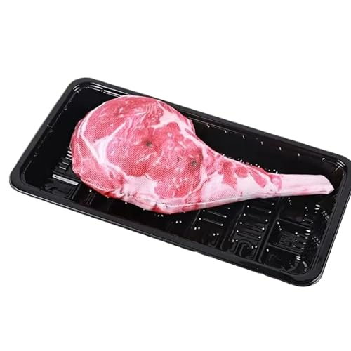 Gvblkq Squeaky Chew Toys for Dogs, Puppy Doll with Steak Shape, Oxford Cloth, PP Cotton, Tough Bite-Resistant Pet Toy, Durable Fetch Play for Medium and Large Breed Puppies, 9.06x4.53x1.18 inches von Gvblkq