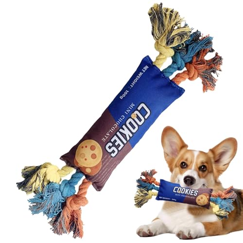 Gvblkq Squeaky Interactive Dog Toys, Puppy Chew Toys Teething, 100g Tug of War Toy, Indestructible Pet Chew, Perfect for Small Dogs, Cats & Kittens, Animal Playtime Accessories Gvblkq Squeaky Interactive Dog Toys, Puppy Chew Toys Teething, 100g Tug of War Toy, Indestructible Pet Chew, Perfect for Small Dogs, Cats & Kittens, Animal Playtime Accessories von Gvblkq