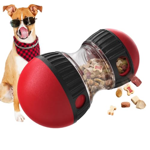Gvblkq Treat Dispensing Ball, Dog Chew Toys, Interactive Food Dispenser, Promotes Healthy Eating Habits and Cognitive Exercise, Ideal for Active Dogs and Pups, 6.1x3.44x3.44 in Gvblkq Treat Dispensing Ball, Dog Chew Toys, Interactive Food Dispenser, Promotes Healthy Eating Habits and Cognitive Exercise, Ideal for Active Dogs and Pups, 6.1x3.44x3.44 in von Gvblkq