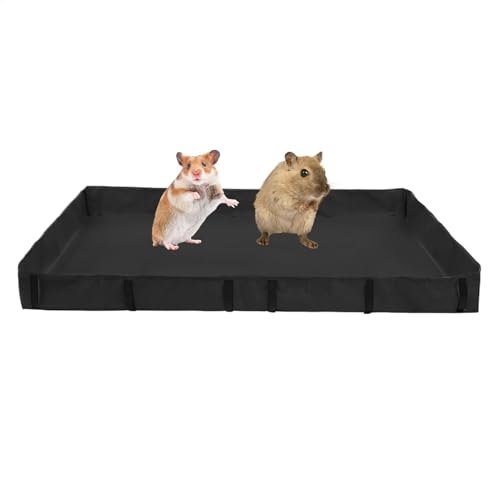 Gvblkq Versatile Cage Liner for Small Animals, Soft Washable Reusable Leakproof Bedding Pee Pad, PVC Bunny Mat Pad, Pet Accessories for Hamster, Ferrets, Chinchillas, Comfortable and Gvblkq Versatile Cage Liner for Small Animals, Soft Washable Reusable Leakproof Bedding Pee Pad, PVC Bunny Mat Pad, Pet Accessories for Hamster, Ferrets, Chinchillas, Comfortable and von Gvblkq