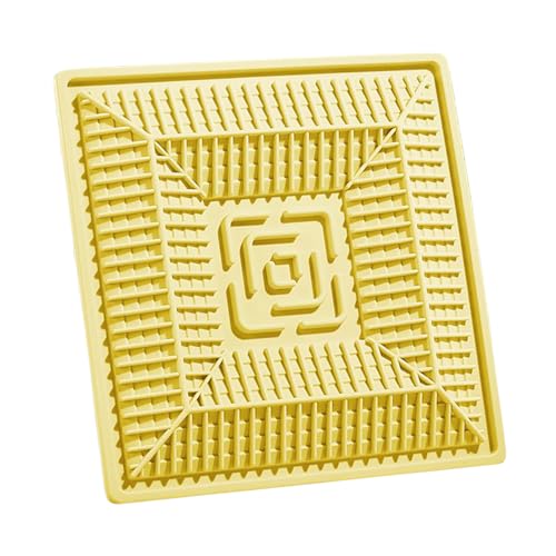 Katzen-Puzzle-Futterstation, wasserdichte Futtermatte, Silikon-Material, rutschfestes Design, sichere und interaktive Mahlzeiten, Innenbereich, Welpen, Kätzchen, leicht zu reinigen, 20 x 20 cm, 1 Katzen-Puzzle-Futterstation, wasserdichte Futtermatte, Silikon-Material, rutschfestes Design, sichere und interaktive Mahlzeiten, Innenbereich, Welpen, Kätzchen, leicht zu reinigen, 20 x 20 cm, 1 von Gvblkq