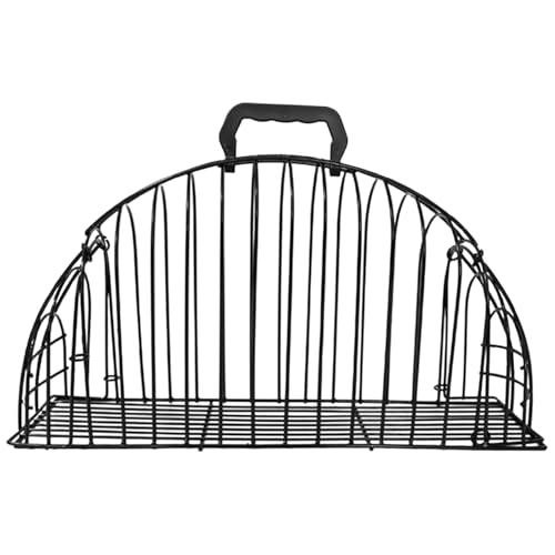 Katzenkäfig, kratzfester Fellpflegekäfig, sichere Gitterstruktur, Eisendraht, Metallwerkzeug für Haustierwäsche, Fellpflege, Reisen, Autofahrt, Zuhause, Welpen, Innen, Kätzchen, 55 x 16,5 x 26,5 cm von Gvblkq