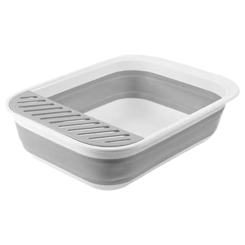 Katzentoilette, tragbare Katzentoilette, Tabletts, Haustierbedarf mit Pedal, praktisch für kleine Katzen und Kätzchen, ideal für Zuhause und Reisen, 46 x 34 x 12 cm Katzentoilette, tragbare Katzentoilette, Tabletts, Haustierbedarf mit Pedal, praktisch für kleine Katzen und Kätzchen, ideal für Zuhause und Reisen, 46 x 34 x 12 cm von Gvblkq