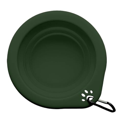 Lightweight Pet Travel Bowl with Carrying Case, Silicone Dog for The Go, Compact Pet Water for Road Trips, Traveling with Clip, Durable Foldable for Backpacking, Sturdy and Lightweight Pet Travel Bowl with Carrying Case, Silicone Dog for The Go, Compact Pet Water for Road Trips, Traveling with Clip, Durable Foldable for Backpacking, Sturdy and von Gvblkq