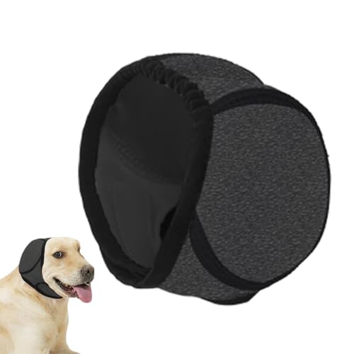 Ohrwickel ohne Klappen, für Hunde, geräuscharm, kationisch, Neopren, wasserdicht, rutschfest, verstellbar, für Haustierpflege, Bad, Feuerwerk Ohrwickel ohne Klappen, für Hunde, geräuscharm, kationisch, Neopren, wasserdicht, rutschfest, verstellbar, für Haustierpflege, Bad, Feuerwerk von Gvblkq