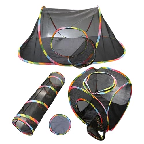 Outdoor Cat Playpen, Breathable Mesh Cat Tent, Foldable Playground, Compact Enclosed Tent, Interactive Puppy Dog Cage for Indoor Play, Portable Pet Exercise Area, 13.78x12.99x1.18 in Outdoor Cat Playpen, Breathable Mesh Cat Tent, Foldable Playground, Compact Enclosed Tent, Interactive Puppy Dog Cage for Indoor Play, Portable Pet Exercise Area, 13.78x12.99x1.18 in von Gvblkq