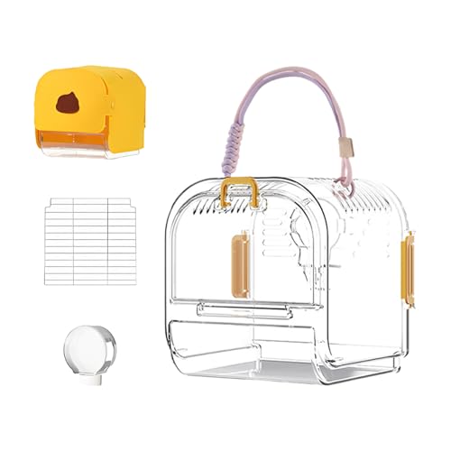 Parakeet Bird Cage, Parakeet Nest with Easy-Clean Pull-Out Tray, Foldable Bird Supplies Nesting, Breathable Spacious Interior for Cockatiels, Lovebirds, Budgies, Safe Pet Habitat von Gvblkq
