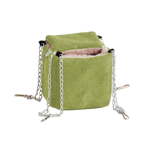 Pet Hammock for Cage, Ferret Bed, Hamster Swing, Chinchilla Nest, Sugar Glider Hanging Rest, Squirrel Bed, Small Animal Swing for Ferrets, Hamsters, Rodents, 3.54x3.54x3.54 inches Pet Hammock for Cage, Ferret Bed, Hamster Swing, Chinchilla Nest, Sugar Glider Hanging Rest, Squirrel Bed, Small Animal Swing for Ferrets, Hamsters, Rodents, 3.54x3.54x3.54 inches von Gvblkq