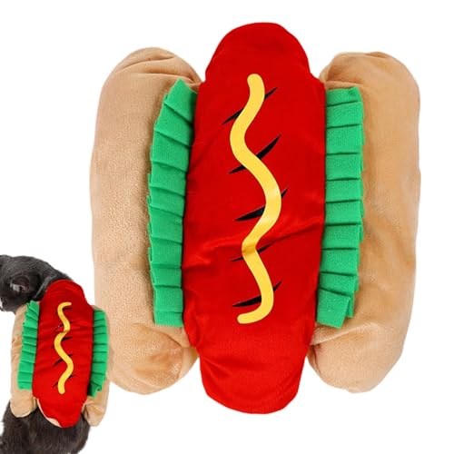 Pet Hot Dog Costume, Funny Cosplay Outfit with Design, Multi-Functional Food Dog Coat, Cute Cosplay Accessories for Photo Props & Theme Parties, 1 Piece, Easy to Clean Pet Hot Dog Costume, Funny Cosplay Outfit with Design, Multi-Functional Food Dog Coat, Cute Cosplay Accessories for Photo Props & Theme Parties, 1 Piece, Easy to Clean von Gvblkq