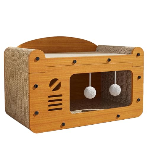 Pet Lounge and Scratcher, Scratch and Play Cat Bed, Indoor Cat Training Board, Multifunctional Cat Scratching Bed, Cat Scratcher for Indoor Use, Cat Bed with Scratching Feature, Kitten Scratching Nest Pet Lounge and Scratcher, Scratch and Play Cat Bed, Indoor Cat Training Board, Multifunctional Cat Scratching Bed, Cat Scratcher for Indoor Use, Cat Bed with Scratching Feature, Kitten Scratching Nest von Gvblkq