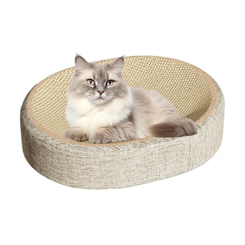 Sisal Woven Cat Scratch Pad, 300g Cardboard Scratching Mat, Multi-Use Kitten Claw Trainer and Resting Bed, Ideal for Living Room Bedroom Floor Corner Window Outdoor Camping Furniture Sisal Woven Cat Scratch Pad, 300g Cardboard Scratching Mat, Multi-Use Kitten Claw Trainer and Resting Bed, Ideal for Living Room Bedroom Floor Corner Window Outdoor Camping Furniture von Gvblkq