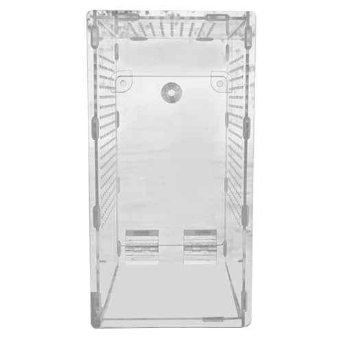 Spider Enclosure, Acrylic Jumping Spider House, Acrylic Ventilated Reptile Animal Cage for Breeding and Observation, Ideal for Frogs, Lizards, Geckos, Turtles, and Praying Mantises, 30x15x15cm Spider Enclosure, Acrylic Jumping Spider House, Acrylic Ventilated Reptile Animal Cage for Breeding and Observation, Ideal for Frogs, Lizards, Geckos, Turtles, and Praying Mantises, 30x15x15cm von Gvblkq