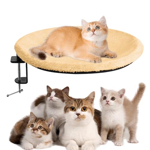 Stabile Sitzstange für Katzen, verstellbare Klemme, Kätzchennest, abnehmbarer weicher Bezug, Haustier-Schlafbereich für Heimarbeit, Spielschreibtisch und Esstisch, verbesserte Komfortzone für Katzen Stabile Sitzstange für Katzen, verstellbare Klemme, Kätzchennest, abnehmbarer weicher Bezug, Haustier-Schlafbereich für Heimarbeit, Spielschreibtisch und Esstisch, verbesserte Komfortzone für Katzen von Gvblkq