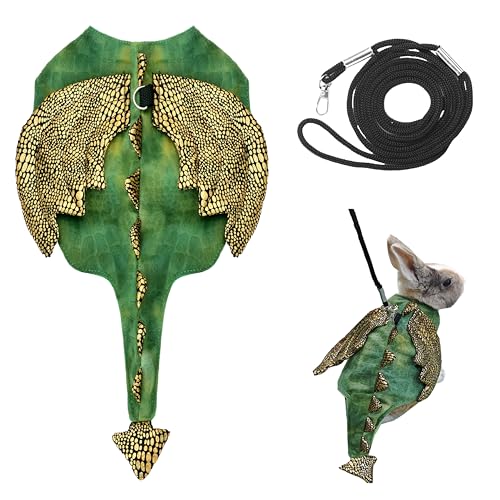 Gvhntk Kleintier-Hasen-Kostüm, Dinosaurier-Cosplay, Kaninchen-Outfit, Halloween, niedliche Kleidung für kleine Hunde, Katzen, Kätzchen, kleine Welpen, Hunde, 0,9 kg bis 1,8 kg Gvhntk Kleintier-Hasen-Kostüm, Dinosaurier-Cosplay, Kaninchen-Outfit, Halloween, niedliche Kleidung für kleine Hunde, Katzen, Kätzchen, kleine Welpen, Hunde, 0,9 kg bis 1,8 kg von Gvhntk