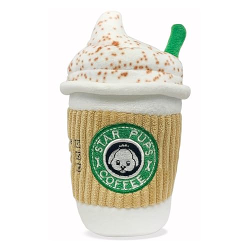 Gvvsjgdbis Parody Star Pups Kaffee- Pup' Spice Latte - Lustiges Herbst-Parodie-Plüsch-Quietschspielzeug für die Feiertage für Mittelgroße Hunde Gvvsjgdbis Parody Star Pups Kaffee- Pup' Spice Latte - Lustiges Herbst-Parodie-Plüsch-Quietschspielzeug für die Feiertage für Mittelgroße Hunde von Gvvsjgdbis