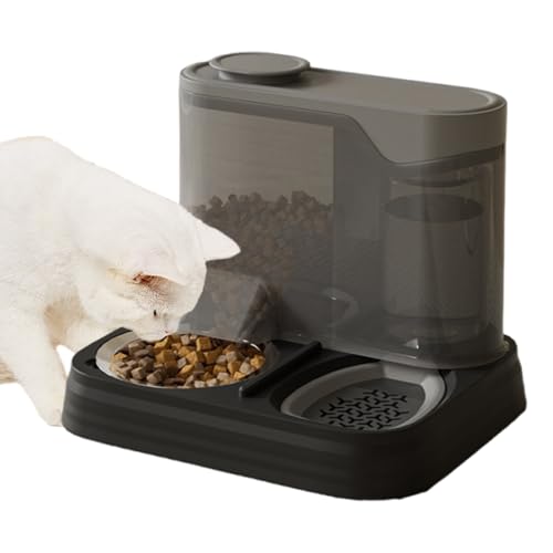 Gwtdtoad Automatischer Katzenfutterautomat,Katzenfutter- & Wasserspender - 2-in-1 Nass- Und Trockenfutter-Trennung Für Urlaub, Reisen, Zuhause Und Wohnung Gwtdtoad Automatischer Katzenfutterautomat,Katzenfutter- & Wasserspender - 2-in-1 Nass- Und Trockenfutter-Trennung Für Urlaub, Reisen, Zuhause Und Wohnung von Gwtdtoad