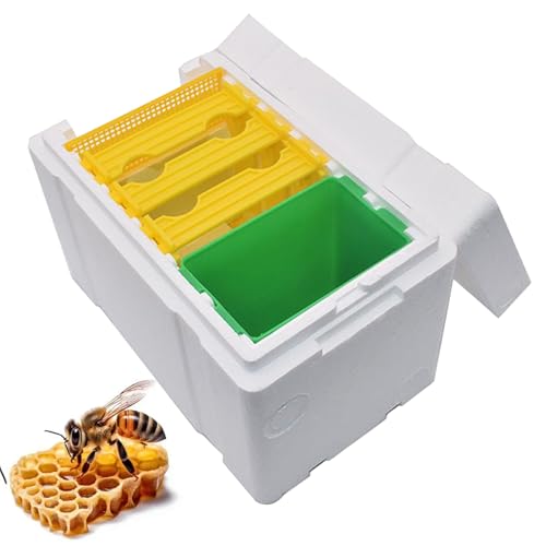 Gwtdtoad Bienenstöcke | Isolierschaum Bienenburg,Winterfeste Tierbedarf Für Bestäubung Gartenaufzucht Außenbereich Terrasse Bauernhof von Gwtdtoad