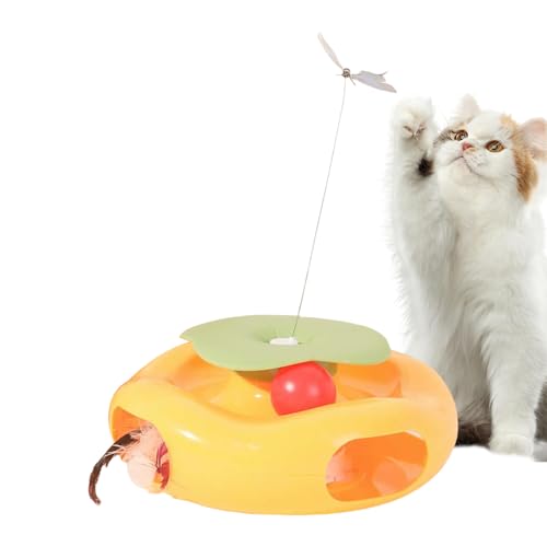 Gwtdtoad Elektrische Katzenspielzeuge | Elektrisches Flattern Schmetterling Spiel Interaktives Katzenspielzeug - Leises Spielzeug Für Unterhaltung Training Zuhause Garten Balkon Wohnzimmer von Gwtdtoad