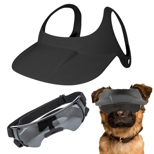 Gwtdtoad Hundesonnenhut - Sonnenbrillen Baseballkappen Mit Ohrenlöchern Für Haustiere,Verstellbarer Sonnenschutzhut Mit Sonnenbrille & Belüftungslöchern Für Kleine Hunderassen, Sommer & Welpen Gwtdtoad Hundesonnenhut - Sonnenbrillen Baseballkappen Mit Ohrenlöchern Für Haustiere,Verstellbarer Sonnenschutzhut Mit Sonnenbrille & Belüftungslöchern Für Kleine Hunderassen, Sommer & Welpen von Gwtdtoad