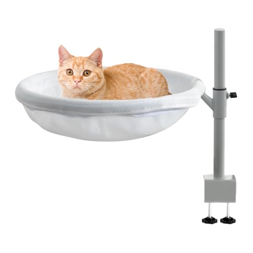 Gwtdtoad Katzenbett Für Schreibtisch - Katzenbett Schreibtischauflage,Verstellbarer 360° Drehbarer Möbelhängesessel Mit Abnehmbarem Waschbarem Bezug Gwtdtoad Katzenbett Für Schreibtisch - Katzenbett Schreibtischauflage,Verstellbarer 360° Drehbarer Möbelhängesessel Mit Abnehmbarem Waschbarem Bezug von Gwtdtoad
