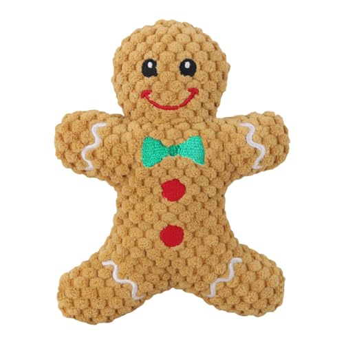 Gwtdtoad Weihnachten Hundespielzeug Weihnachts Hunde Quietschspielzeug Plüsch Weihnachtsmann Lebkuchenmann Elch Beißspielzeug Für Welpen, Hunde Kauspielzeug Für Aggressive Kauer, 19 X 13 X 5 cm Gwtdtoad Weihnachten Hundespielzeug Weihnachts Hunde Quietschspielzeug Plüsch Weihnachtsmann Lebkuchenmann Elch Beißspielzeug Für Welpen, Hunde Kauspielzeug Für Aggressive Kauer, 19 X 13 X 5 cm von Gwtdtoad