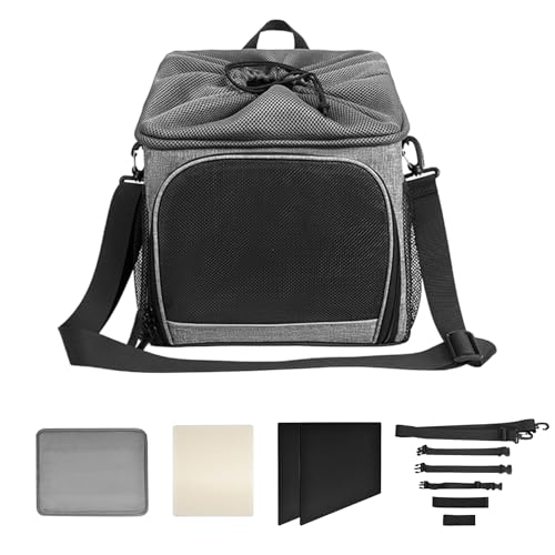 Hundekorb Fahrrad Vorne Haustierträger Hundefahrradkorb Mit Netzfenster, Atmungsaktiv Hundesitz Fahrrad Vorderrucksack Für Haustiere Bergcamping 30,5x26x35,5 cm Hundekorb Fahrrad Vorne Haustierträger Hundefahrradkorb Mit Netzfenster, Atmungsaktiv Hundesitz Fahrrad Vorderrucksack Für Haustiere Bergcamping 30,5x26x35,5 cm von Gwtdtoad