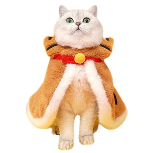 Katzen Kostüm Umhang Niedlicher Tiger Katzen Outfit Winter Warme Haustier Kleidung Samt Katzenkostüm Katzen Wintermantel Für Zuhause, Winter, Katzen 30x25x5 cm Katzen Kostüm Umhang Niedlicher Tiger Katzen Outfit Winter Warme Haustier Kleidung Samt Katzenkostüm Katzen Wintermantel Für Zuhause, Winter, Katzen 30x25x5 cm von Gwtdtoad