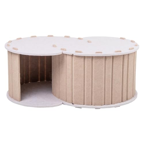 Katzenhöhle Katzenbett Katzentunnel Bett Katzenhaus Indoor Katzenversteck Abnehmbares Haustierhaus Für Nickerchen, Spielplatz Und Ruhe 39,4x58,1x24 cm von Gwtdtoad