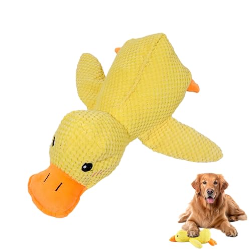 Gxdamxz Anti Stress Ente für Hund, Hundespielzeug Antistressente Quietschendes Kuscheltier, Gelbe - 23x17CM Gxdamxz Anti Stress Ente für Hund, Hundespielzeug Antistressente Quietschendes Kuscheltier, Gelbe - 23x17CM von Gxdamxz
