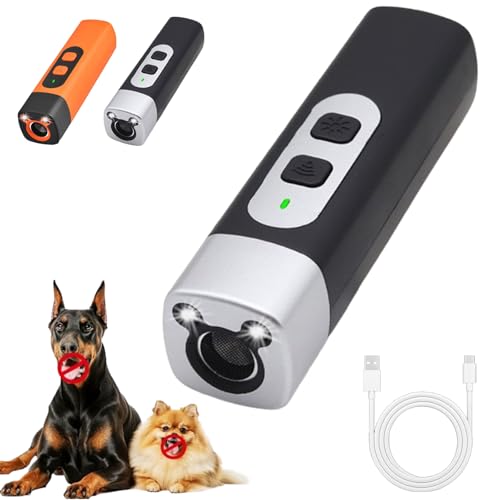 Ruhemeister Pro Hunde Anti-Bell Trainer – Ultraschallgerät mit 3 Stufen, Sanftes & Effektives Training, Wetterfest & Tragbar für Kleine & Große Hunde (Schwarz) von Gyagalre