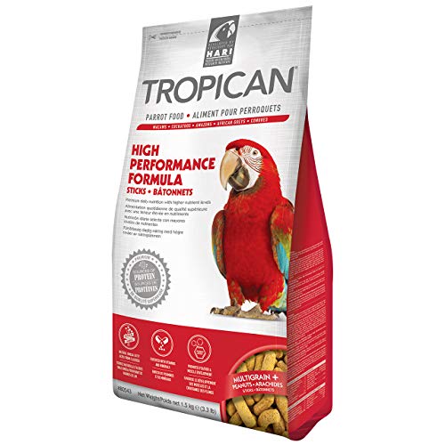 H-Ari Papageienfutter Hari TROPICAN High Performance Sticks 1,5kg von H-Ari