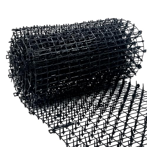 Hugeleaf 3,6 m Katzen-Abschreckmatte mit Spikes, Trainingsmatte aus Kunststoff für Katzen, hält Haustiere fern, Katzenmatte mit 8 Heftklammern, Katzenschreckenmatte für drinnen und draußen Hugeleaf 3,6 m Katzen-Abschreckmatte mit Spikes, Trainingsmatte aus Kunststoff für Katzen, hält Haustiere fern, Katzenmatte mit 8 Heftklammern, Katzenschreckenmatte für drinnen und draußen von H HUGELEAF