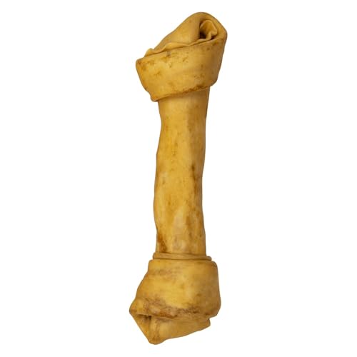 HABA - Hundekauspielzeug mit Rindfleischgeschmack, 30 cm, ideal für die Zahnhygiene, langlebig und sicher, perfekt für Hunde Aller Größen, Tat-Modell, Box mit 12 Stück, Kauknochen von HABA's