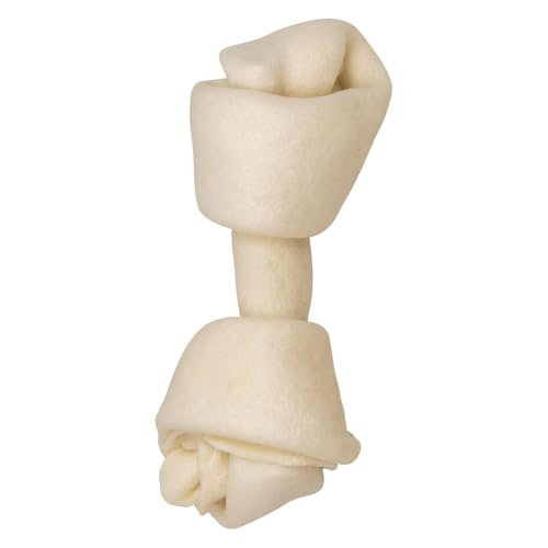 HABA Hundekauspielzeug mit natürlichem Geschmack, 15 cm, ideal für die Zahnhygiene, langlebig und sicher, perfekt für Hunde Aller Größen, Tat-Muster, Box mit 50 Stück, Kauknochen von HABA's