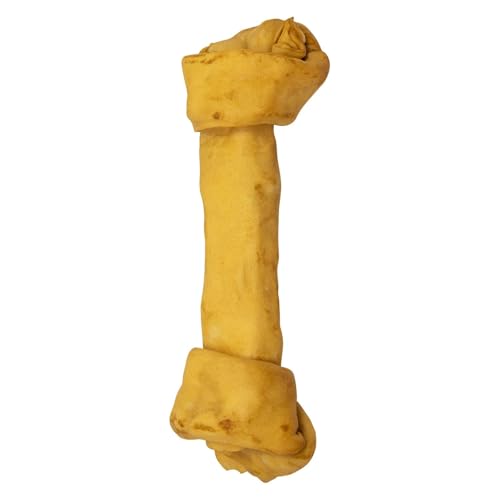 HABA - Hundekauspielzeug mit Rindfleischgeschmack, 25 cm, ideal für die Zahnhygiene, langlebig und sicher, perfekt für Hunde Aller Größen, Tat-Modell, Box mit 15 Stück, Kauknochen von HABA's